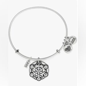 Snowflake Alex and Ani Charm Bangle